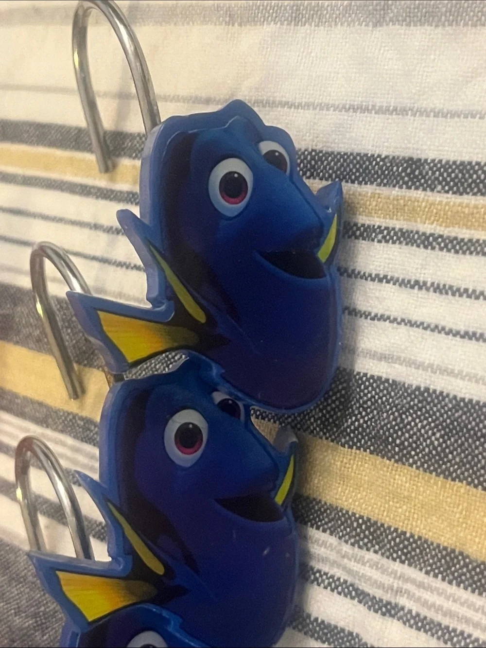 Disney Blue Dory and Orange Nemo Shower Curtain Hooks 156